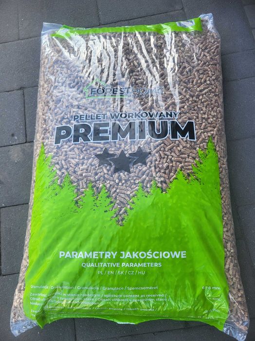 Pellet PREMIUM Bukowy Polski certyfikat IBIC  100% Polski dostawa HDS