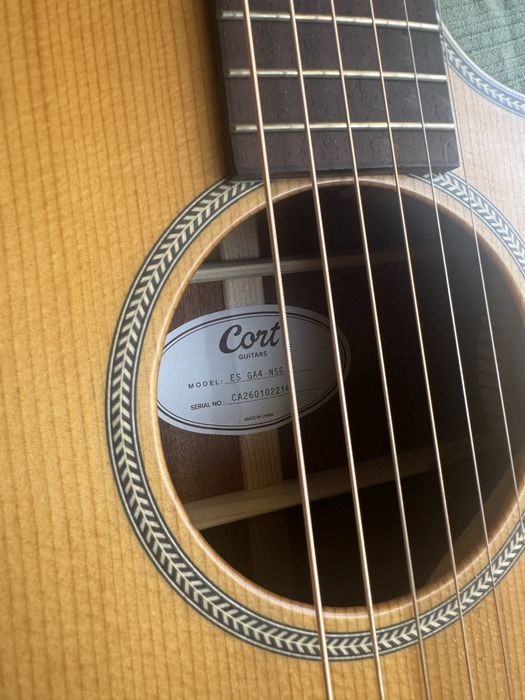 Guitarra Acústica — Cort GA4-ES NSG — Como Nova