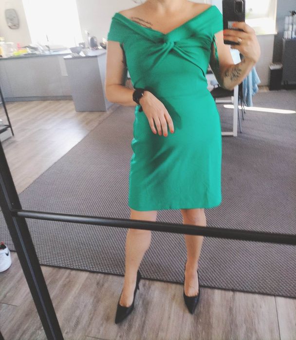 Sukienka zielona Nowa r 38