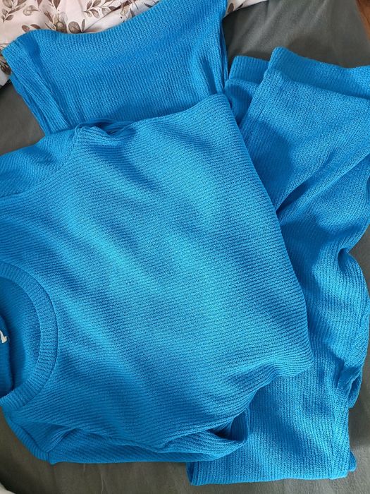 Zestaw chaber dzianina spodnie plus sweter L reserved