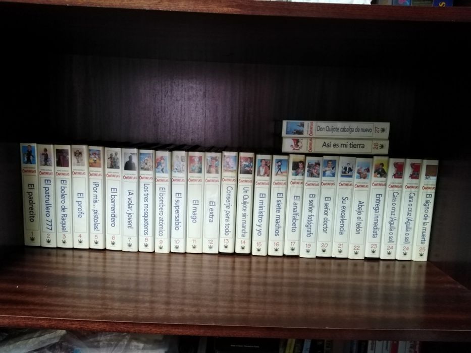 26 Cassetes de Vídeo VHS do Cantiflas