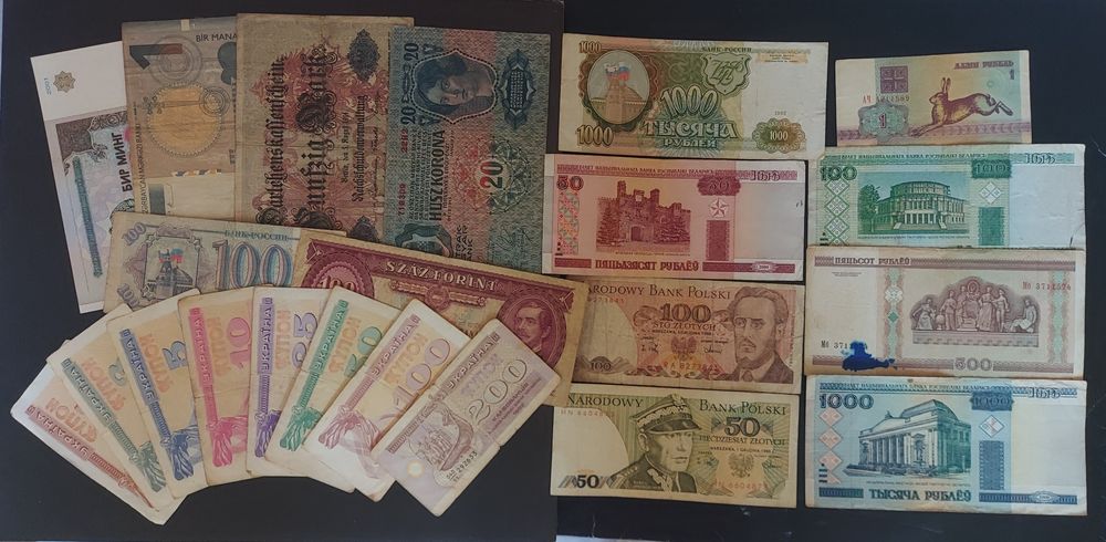 Набір Білорусі рублі, 1, 3, 5, 25, 50, 100, 500