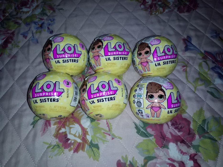 LOL's Confetti Pop, Glitter,Lil Sisters e Pets NOVAS