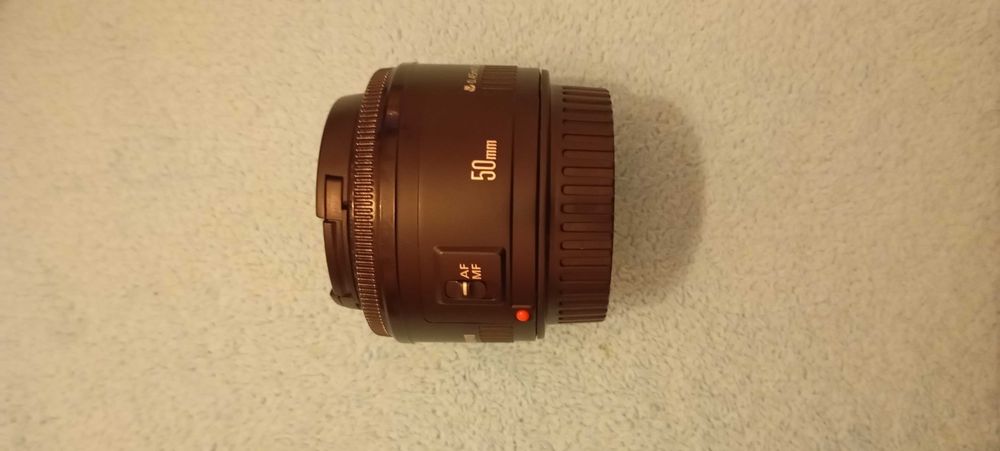 Objetiva 50 mm canon