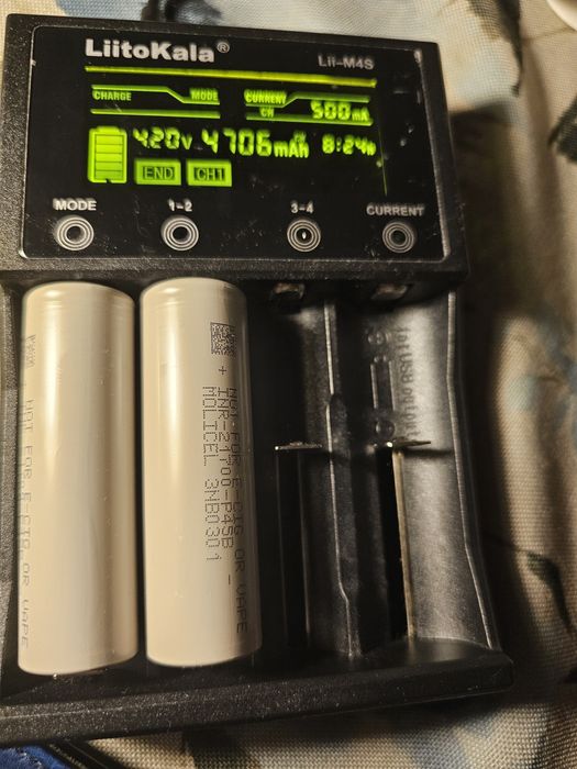 6 x Molicel INR21700-P45B 4500mAh - 45A