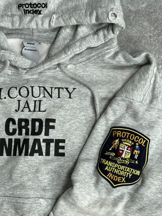 Project G/R Grailz Protocol Index hoodie худак худи зіпка зипка проджект гр сіра S M L XL