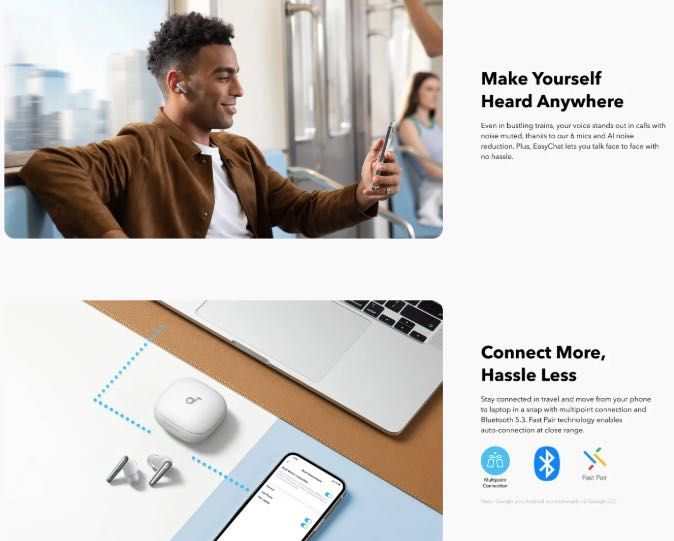 Нові Anker Soundcore Liberty 4 PRO LDAC Black Bluetooth ANC A3954