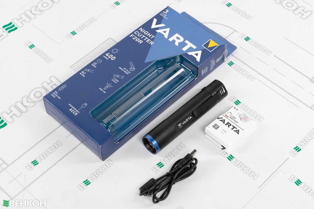 Светодиодный фонарик Varta Night Cutter F20R