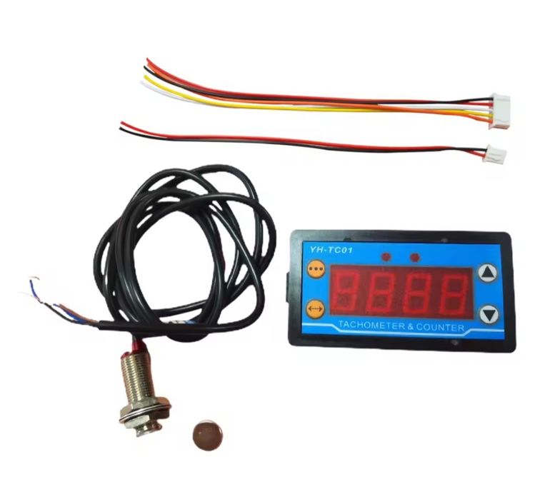 Електронний тахометр цифровий безконтактний із датчиком наближення NPN