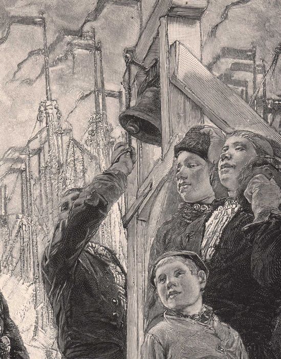 Rink: Wesele szypra. Marynistyczny drzeworyt ilustracyjny 1906 r. aute