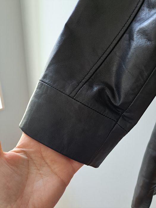 Casaco cortefiel S de pele preto