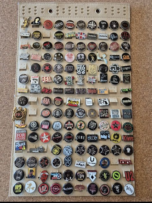 Pins de Metal e Esmalte Bandas Rock Metal, Filmes e Séries (Novos)