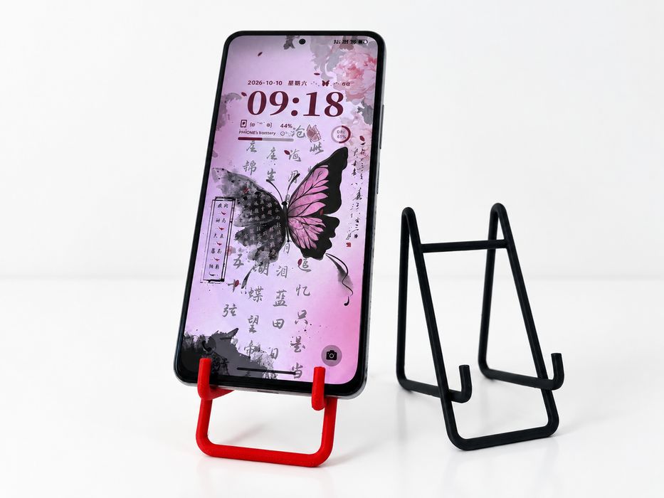 Suporte para telemóvel com design simples