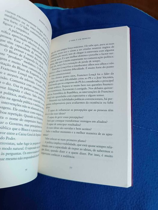 Livro A Vida é um Minuto-Judite de Sousa
