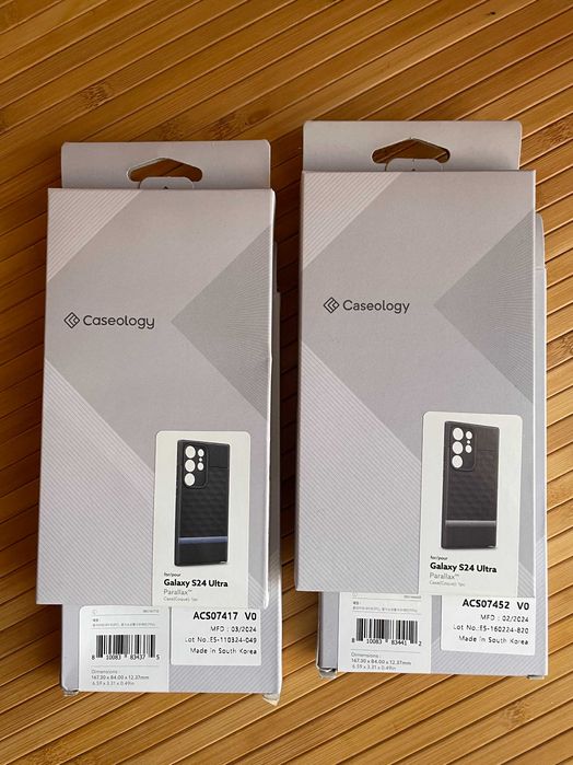 Чохол Caseology Parallax для Samsung Galaxy S24 Ultra Gray