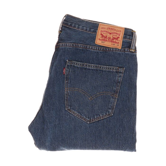 Spodnie Levis 501 W36 L32 Męskie Straight Classic Blue Regular