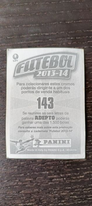 Cromo Futebol 2013-14