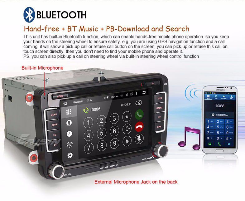 Auto-Rádio VW SEAT SKODA 2 din android 14 64GB dvd OctaCore