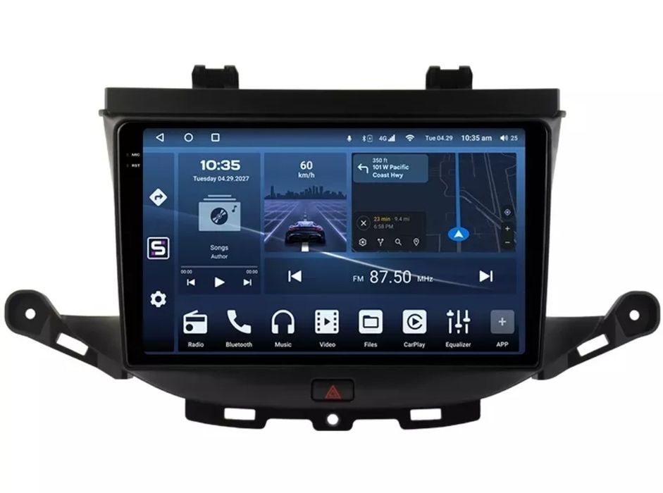 Rádio Opel Astra K Android 14 com GPS
