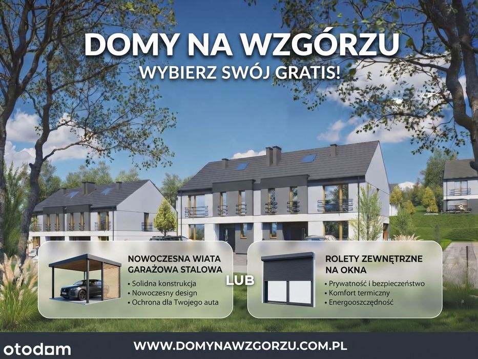 GOTOWE DOMY tylko 15 min od Krakowa-Pompy Ciepła Panasonic i Gratisy!
