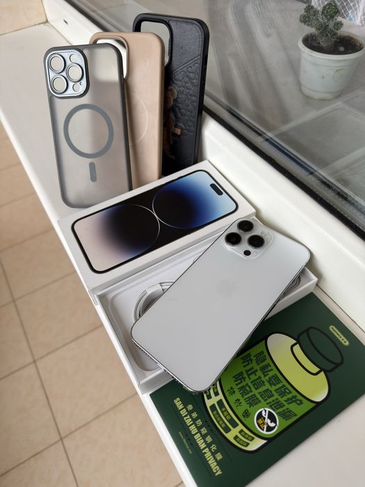 Iphone 14 Pro Max 128gb Silver Neverlock esim