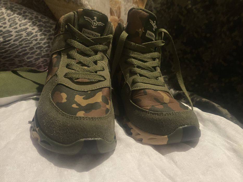 ботинки Chaonzhe с камуфляжным рисунком