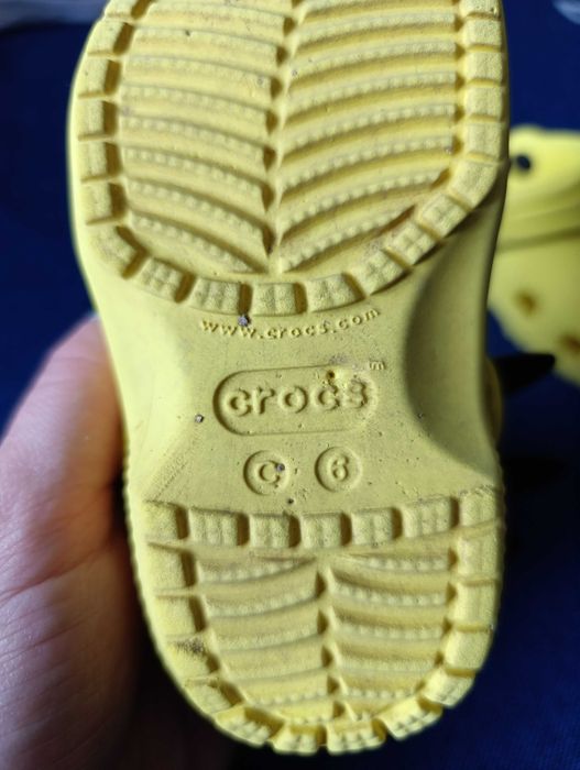 Crocs дитячі, р 6, жовті