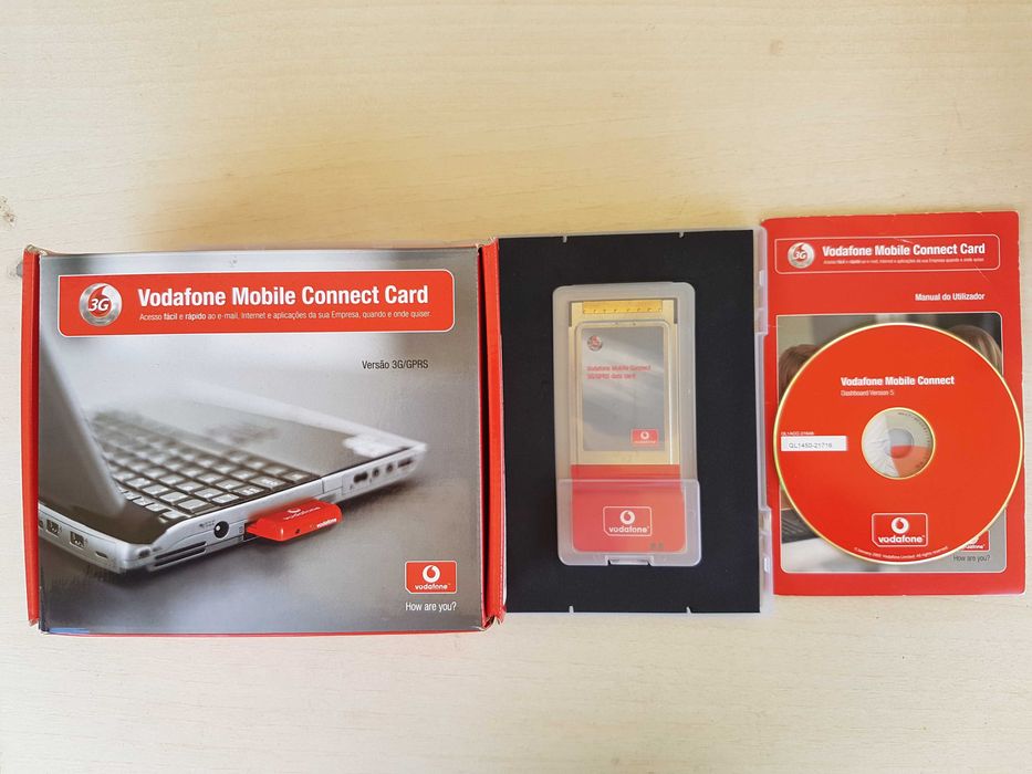 Cartão Placa de Internete Mobile - Vodafone