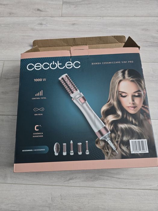 Стайлер, щітка для укладки, Фен-щітка CECOTEC Bamba CeramicCare 5in1 P