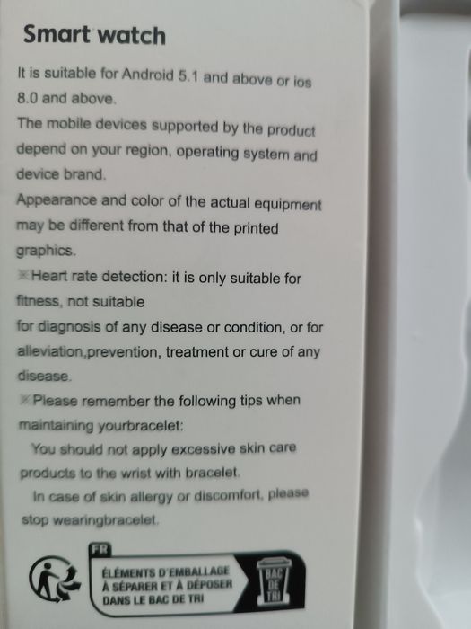 Smartwatch, srebrny, metalowa bransoleta