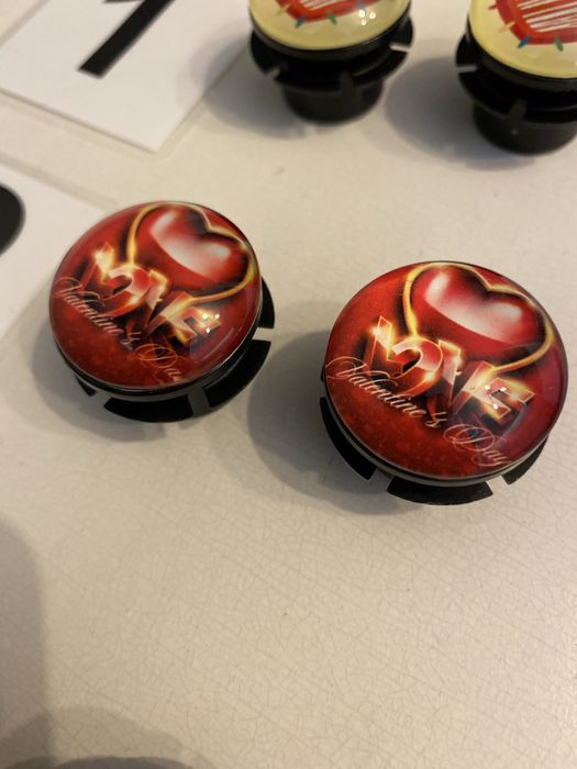 Komplet Guzików do torebki oBag ml moonlight serca serduszka 2 sztuki