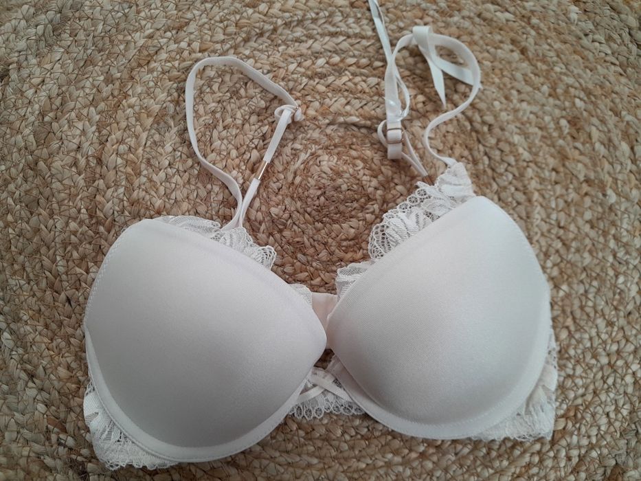 Biustonosz 65 D ecru push up Esotiq