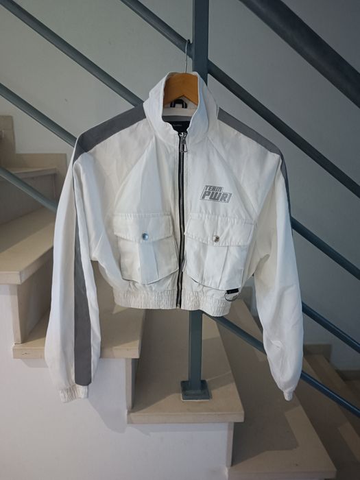 Casaco branco Bershka, tamanho xs
