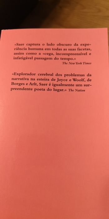 "Cicatrizes" de Juan José Saer, LIVRO NOVO