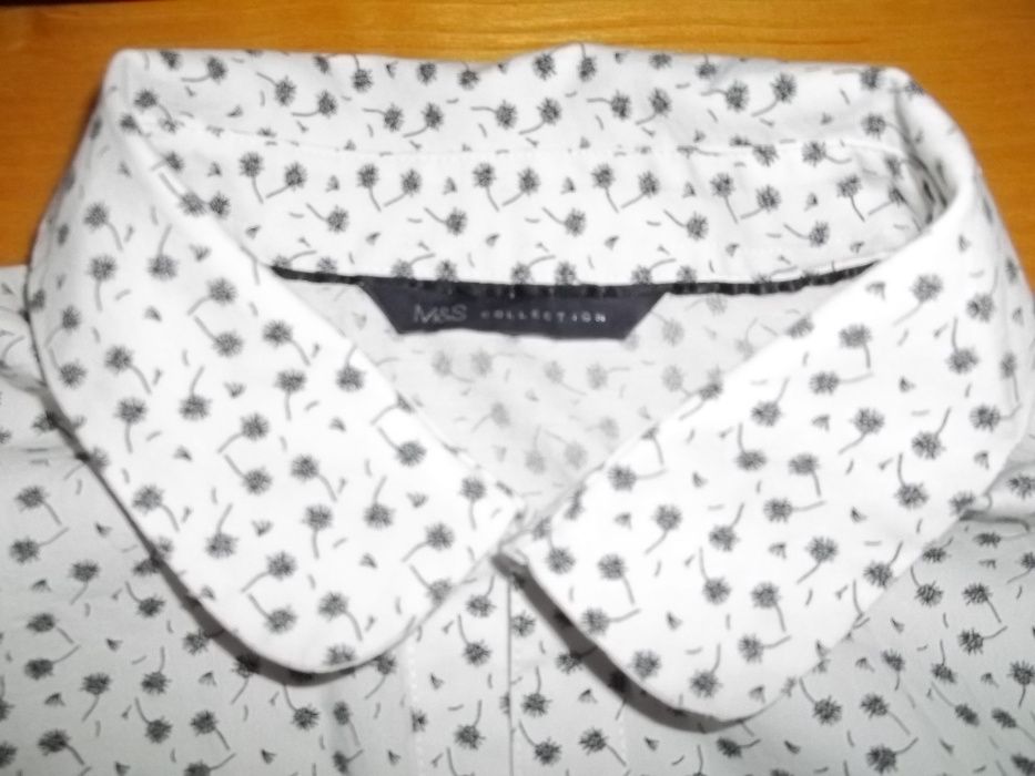 Modna koszula we wzorki małe dmuchawce latawce marka Marks&Spencer