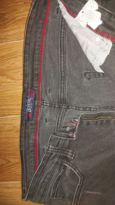 Джинси чорні заужені з потертостями