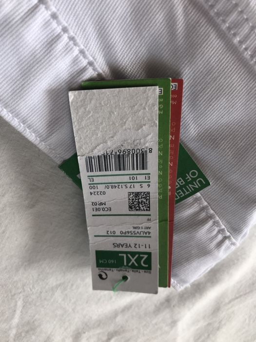 Lote calçoes e calças brancas de menina