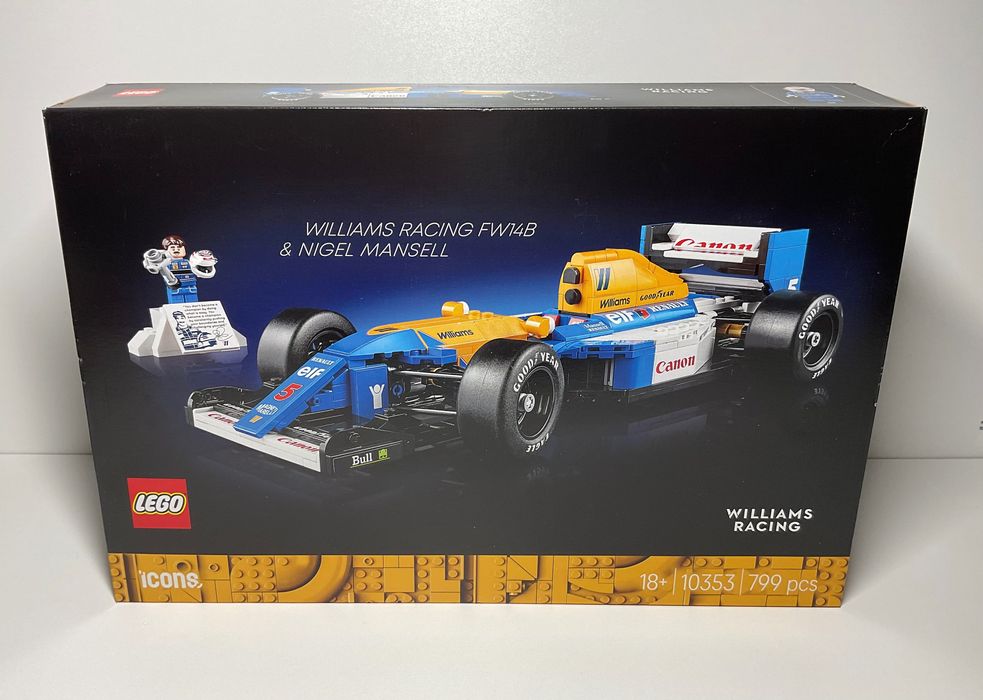 LEGO ICONS 10353 Williams Racing FW14B i Nigel Mansell - Lego NOWE#