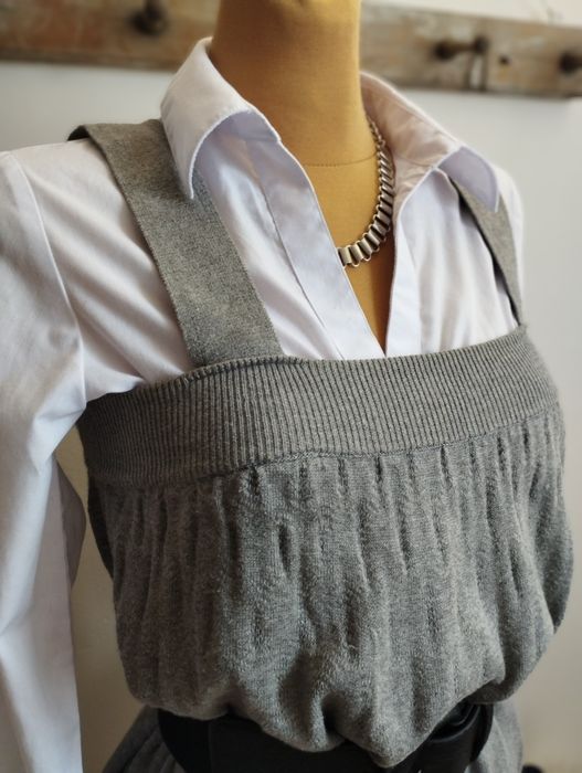 SZARA sukienka sweterkowa H&M XS S 34 ZIMOWA BASIC