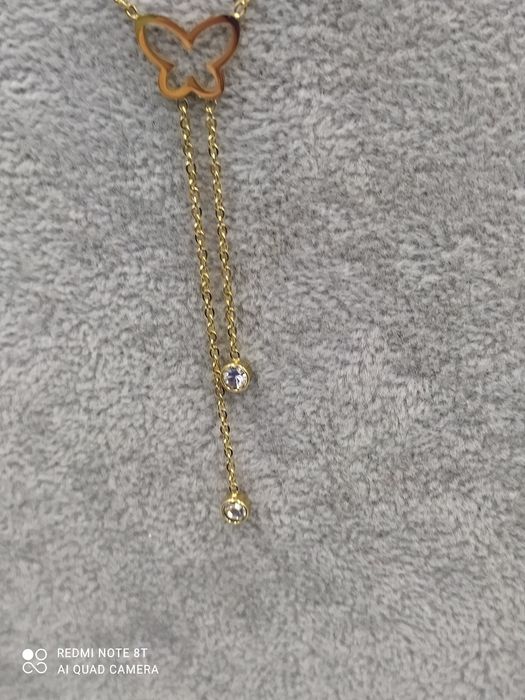 Celebrytka stal chirurgiczna Xuping motylek