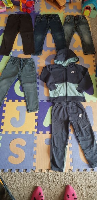 Zestaw  98 / 104 dres nike bluza spodnie jeansy