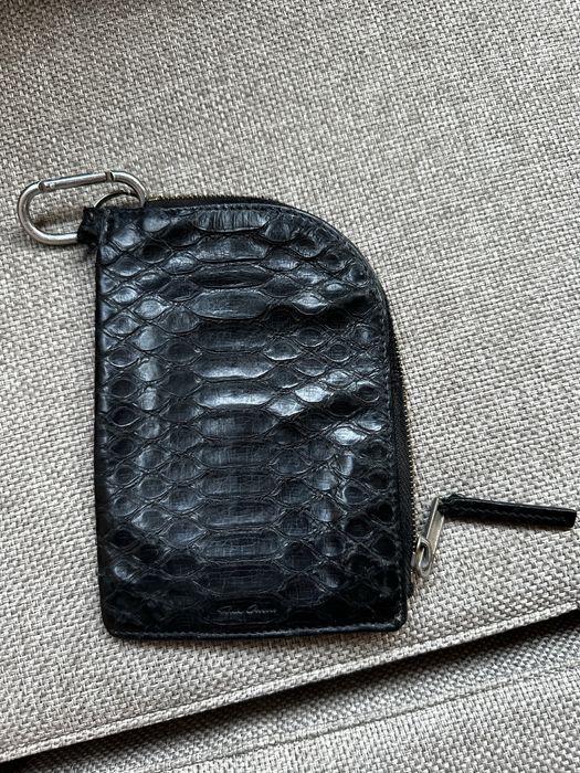 Гаманець Rick Owens, шкіра пітона, гарний стан, ОРИГІНАЛ