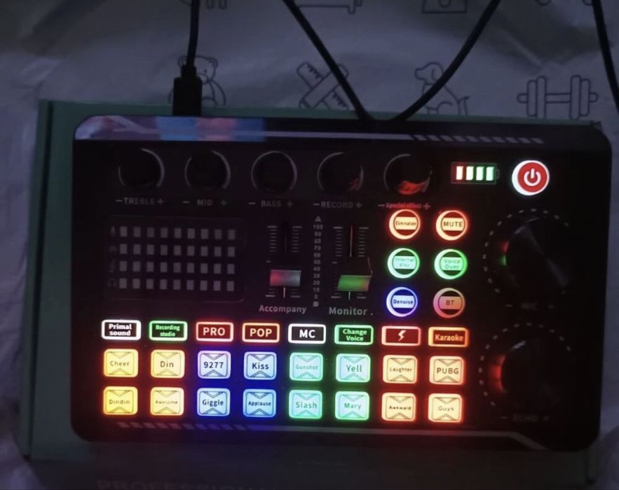 Placa de som para estudio