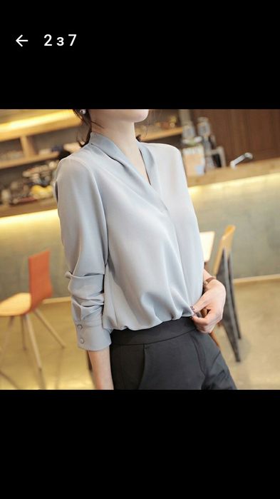 Елегантна блуза в стилі  Office look.