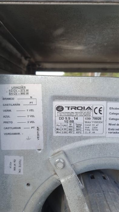 Extrator de Fumos Caixa de Ventilação a partir de 250€ cada