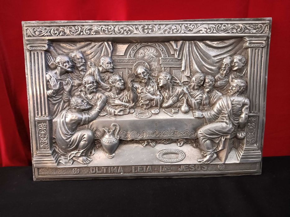 quadro em estanho sem moldura