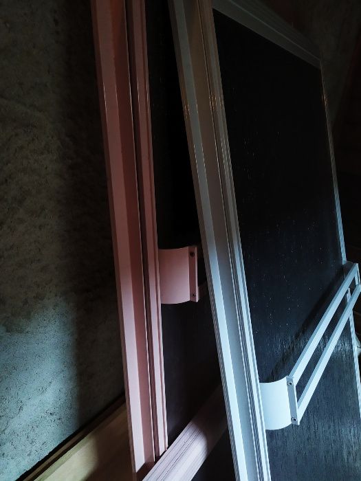Resguardos para caso de Banho em Alumínio Rosa/Cinzento