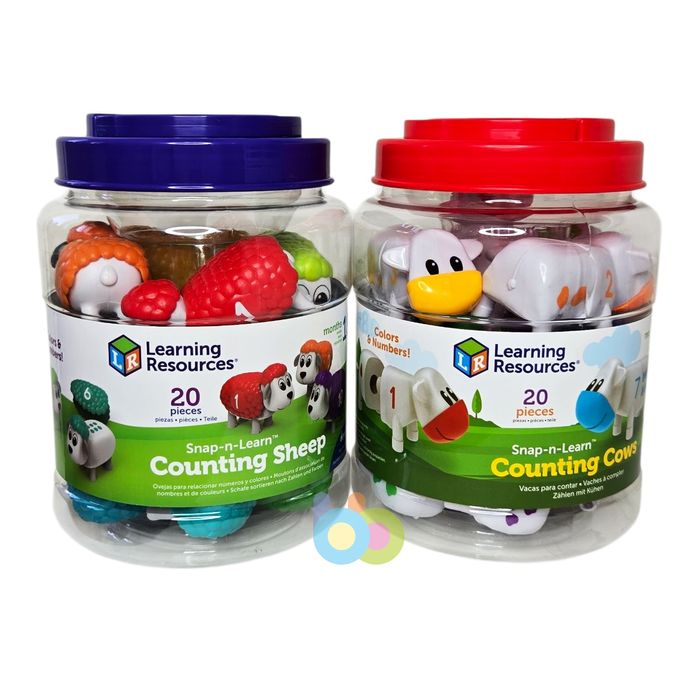 Розвиваючий набір Learning Resources Snap-n-Learn овечки, корівки!