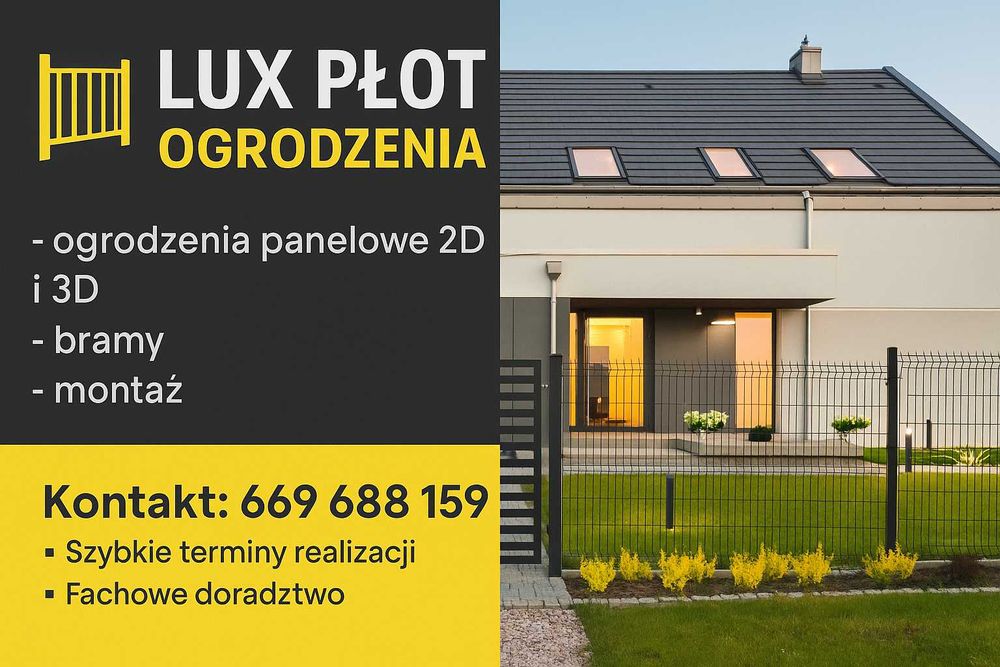 Ogrodzenia Panelowe Panel 3D Sprzedaż/Montaż Całe Mazowieckie