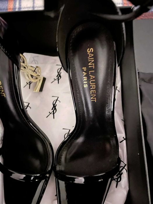 Szpilki YSL Opyum embellished